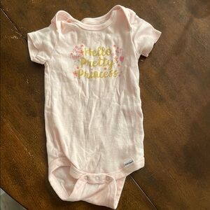 Pink Baby Onesie - Hello Pretty Princess